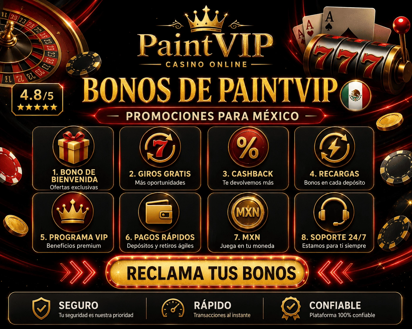 resumen de ofertas de bono Resumen de bonos paintvip con regalos, monedas, tarjetas de oferta y lista de términos